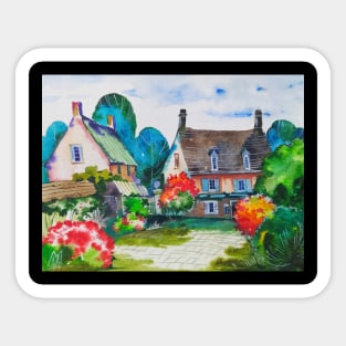 English village Sticker